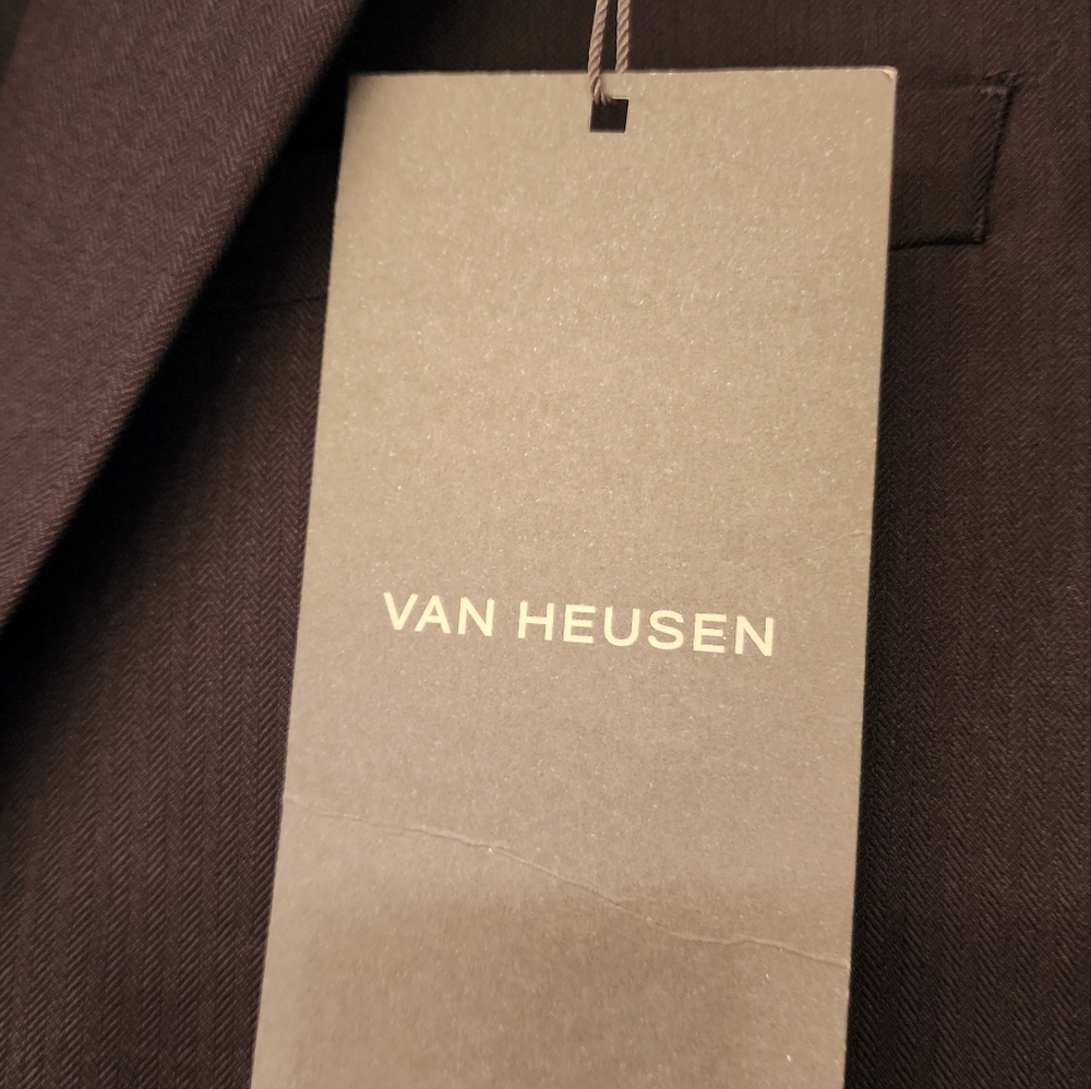 VAN Heusen Men's Sport Coat in black size 42R - Picture 9 of 12